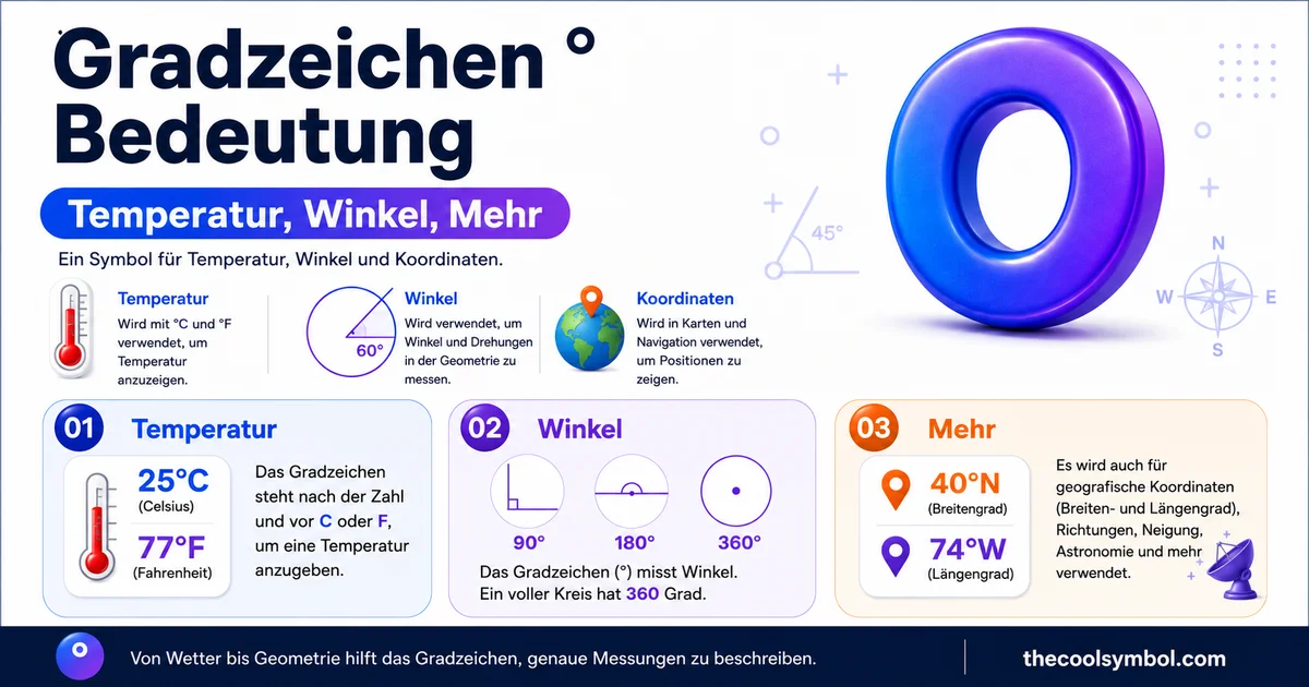 gradsymbol-bedeutung-temperatur-winkel-mehr