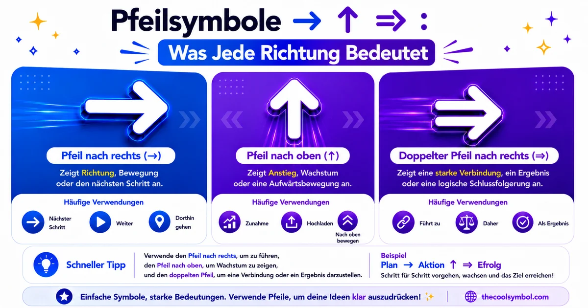pfeilsymbole-bedeutung